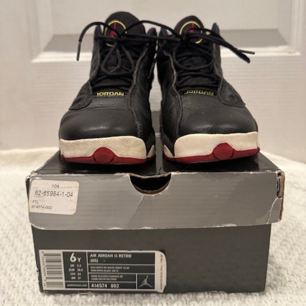 Nike Air Jordan 13 Retro GS Black/Red – 6Y / Women’s 7.5 – W/ Box